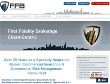 Tablet Screenshot of ffbinsurance.com